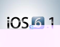 Apple iOS 6.1 in weniger 