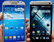 Samsung Galaxy S4 vs. HTC 